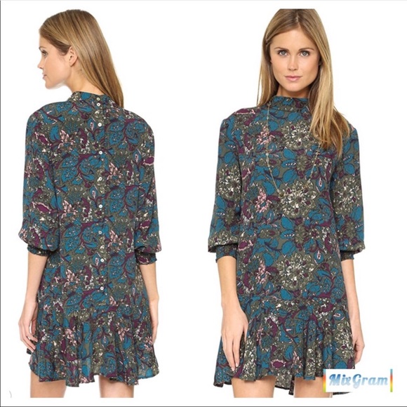 Knot Sisters Dark Floral JoJo Dress - Picture 1 of 3